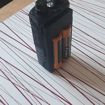 Bộ khung pin 18650 cho máy bộ đàm Baofeng UV15-pro max