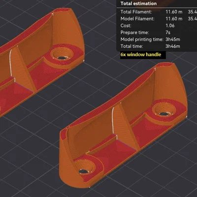 Tay cầm lưới chống muỗi đa năng (Thay thế cho cửa Termopan)