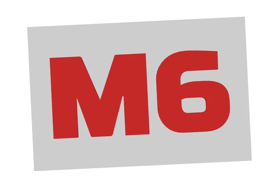 Mô hình logo M6 phong cách Lego - Thiết kế 3D in ấn chuyên nghiệp - Image 2