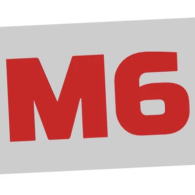 Mô hình logo M6 phong cách Lego - Thiết kế 3D in ấn chuyên nghiệp