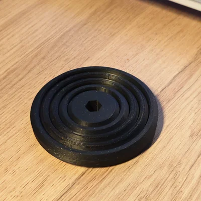 TheOptiForge Stealth Ripple Gyro | Fidget Xoay PIP Đỉnh Cao (Bản Đế Phẳng)