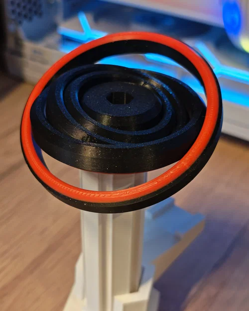 TheOptiForge Stealth Ripple Gyro | Fidget Xoay PIP Đỉnh Cao (Bản Đế Phẳng) - Image 8