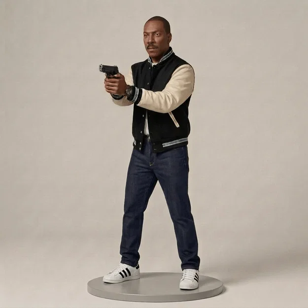 Mô hình 3D Axel Foley - Beverly Hills Cop (1984) đầy hoài niệm - Image 1