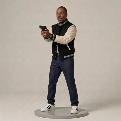 Mô hình 3D Axel Foley - Beverly Hills Cop (1984) đầy hoài niệm