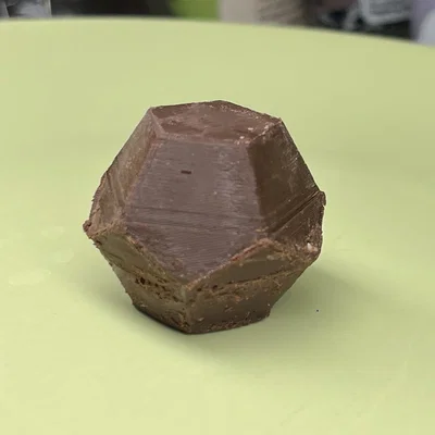 Khuôn đúc chocolate hình khối mười hai mặt (Dodecahedron)