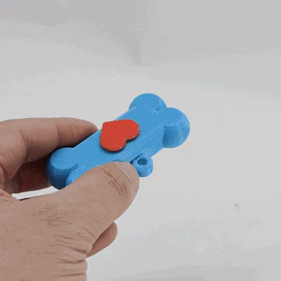 Hộp đựng túi dọn vệ sinh thú cưng hình khúc xương tiện lợi khi đi chơi