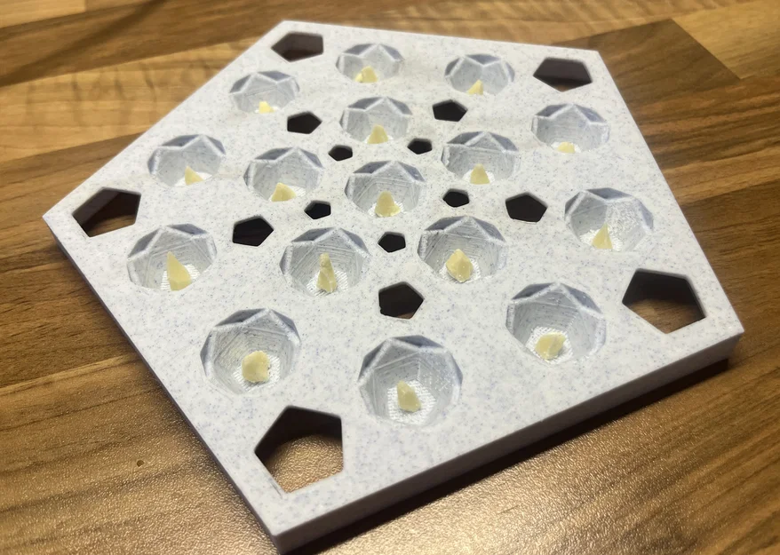 Khuôn đúc nhiều viên socola hình khối 12 mặt - Image 2