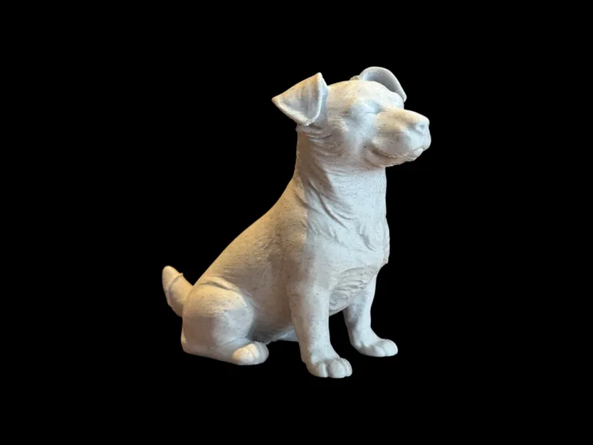 Tượng điêu khắc chú chó Jack Russell - Bộ sưu tập Calm Companion - Image 2