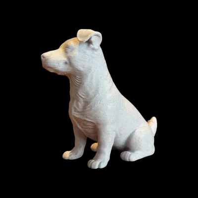 Tượng điêu khắc chú chó Jack Russell - Bộ sưu tập Calm Companion