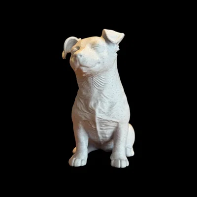Tượng điêu khắc chú chó Jack Russell - Bộ sưu tập Calm Companion
