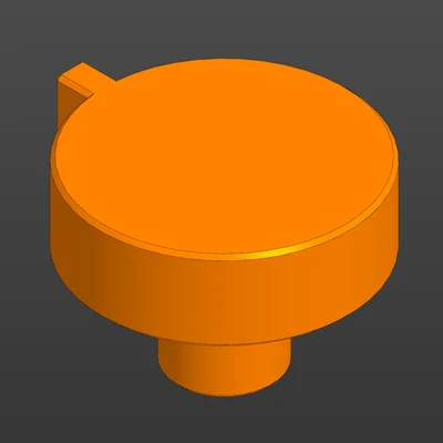 Núm vặn điều chỉnh thời gian cho lò vi sóng Daewoo (3D Printable)