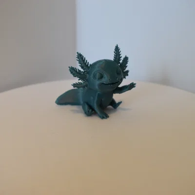 Mô hình chú Axolotl mini dễ thương cho bàn làm việc