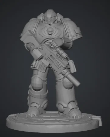 Mô hình Space Marine Sniper 3D - Chiến binh thiện xạ Warhammer 40k - Image 1