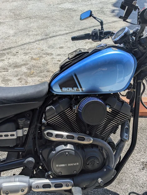 Bộ chuyển đổi lọc gió hướng trước cho Yamaha Bolt/SCR - Image 3