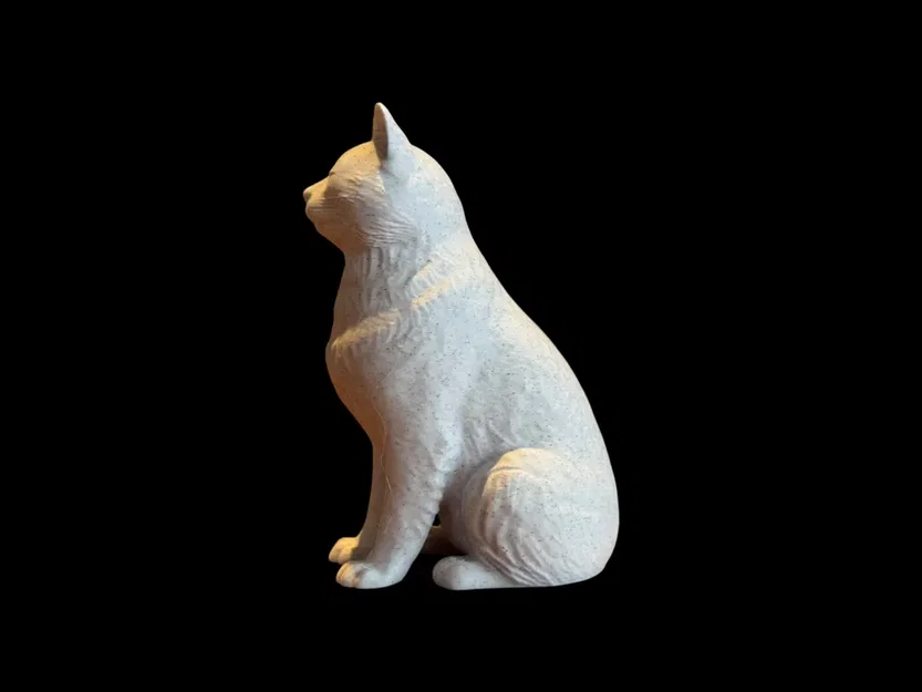 Tượng Mèo Điêu Khắc Calm Companion (Calm Companion Sculptural Cat) - Image 2