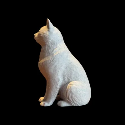 Tượng Mèo Điêu Khắc Calm Companion (Calm Companion Sculptural Cat)