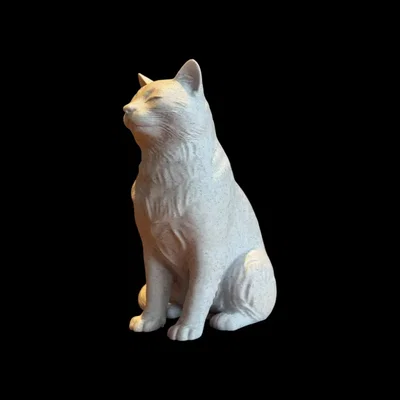 Tượng Mèo Điêu Khắc Calm Companion (Calm Companion Sculptural Cat)