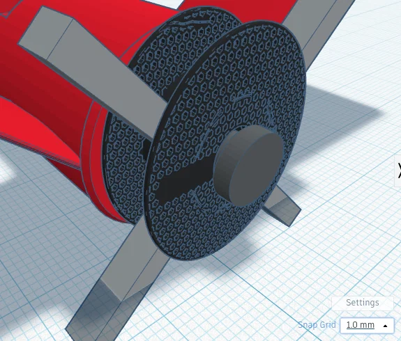 Mô hình máy bay 3D với cánh quạt xoay linh hoạt tự in tại nhà - Image 2