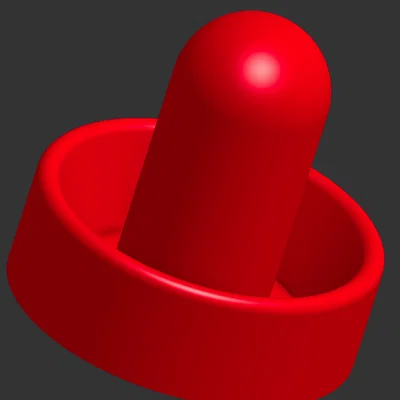 Bộ phụ kiện chơi Air Hockey tự in 3D (Đĩa trượt và Tay đẩy)