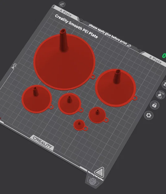 Bộ phễu đa năng nhiều kích thước 3D - Giải pháp chiết rót tiện lợi - Image 1