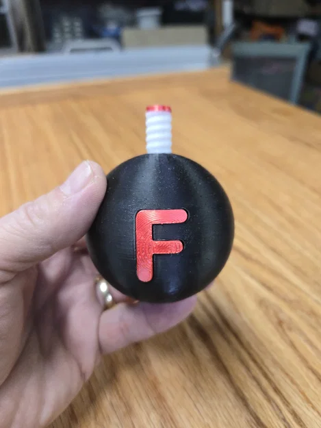 Mô hình trang trí quả bom chữ F độc đáo - The F Bomb 3D - Image 3