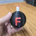 Mô hình trang trí quả bom chữ F độc đáo - The F Bomb 3D - Thumbnail 3