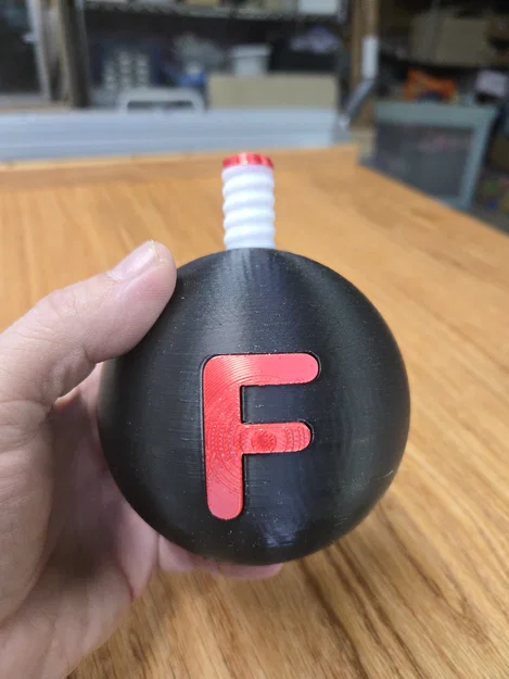 Mô hình trang trí quả bom chữ F độc đáo - The F Bomb 3D - Image 4