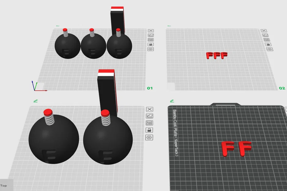 Mô hình trang trí quả bom chữ F độc đáo - The F Bomb 3D - Image 5