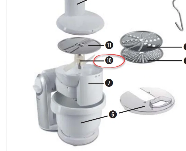 Bộ ly hợp (Clutch) cho máy Silvercrest SKM 550 - Image 2