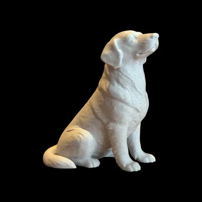 Tượng Chó Labrador Điêu Khắc - Calm Companion