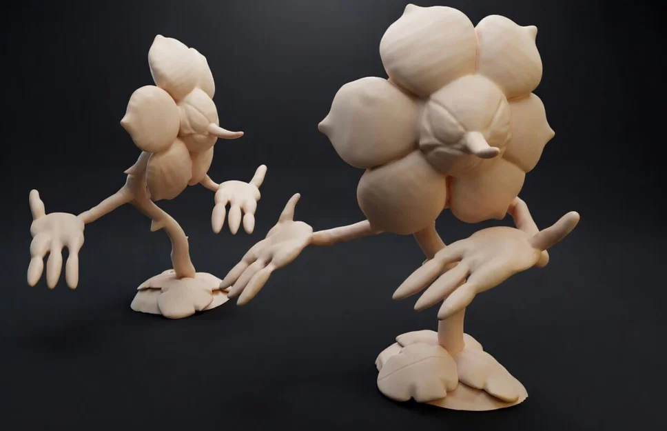 Mô hình Boss Flower từ game Cuphead - File in 3D chất lượng cao - Image 1