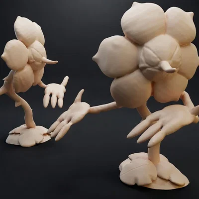 Mô hình Boss Flower từ game Cuphead - File in 3D chất lượng cao