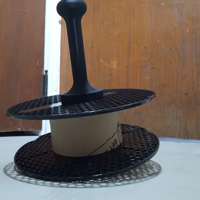 Con quay khổng lồ từ lõi cuộn Prusament