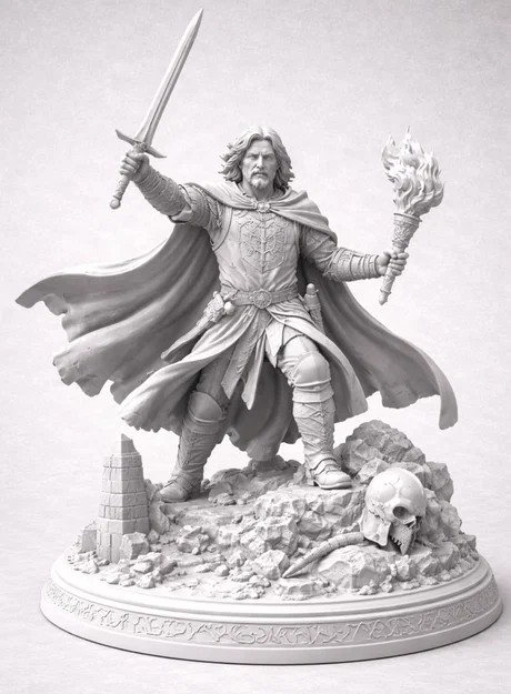 Mô hình 3D nhân vật Lord of the Rings chi tiết cho fan sưu tầm - Image 1