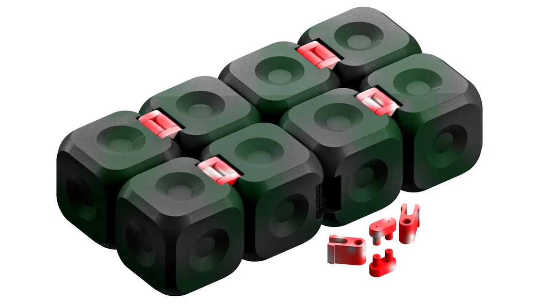 Infinity Cube - Khối Lập Phương Vô Tận Đồ Chơi Xả Stress In 3D - Image 4