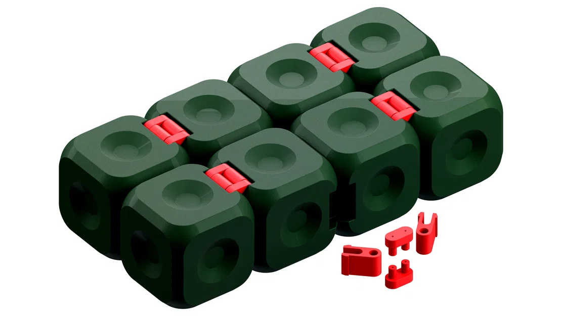 Infinity Cube - Khối Lập Phương Vô Tận Đồ Chơi Xả Stress In 3D - Image 5