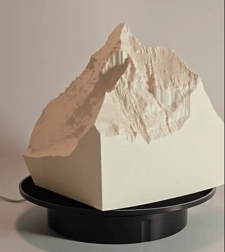 Mô hình 3D địa hình đỉnh núi Matterhorn siêu chi tiết để trang trí - Image 1
