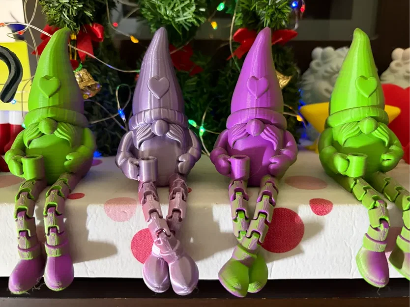 Bộ sưu tập mô hình 3D khớp nối động: Chó, lười và rùa hoa siêu đáng yêu - Image 9