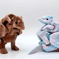 Bộ sưu tập mô hình 3D khớp nối động: Chó, lười và rùa hoa siêu đáng yêu - Thumbnail 39