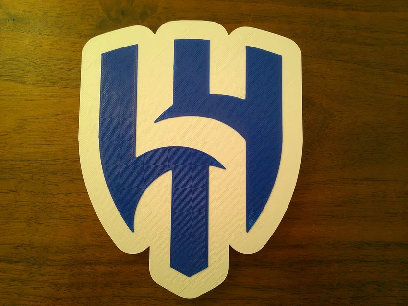 Mô hình logo câu lạc bộ bóng đá Al Hilal in 3D cực chất - Image 1