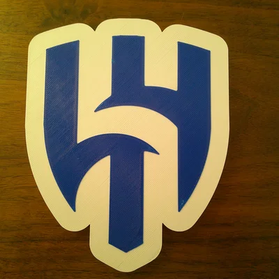 Mô hình logo câu lạc bộ bóng đá Al Hilal in 3D cực chất