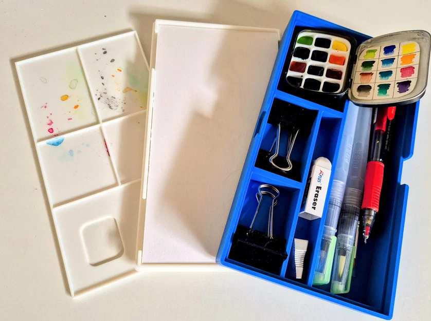 Hộp Đựng Dụng Cụ Vẽ Và Màu Nước Du Lịch - Image 1