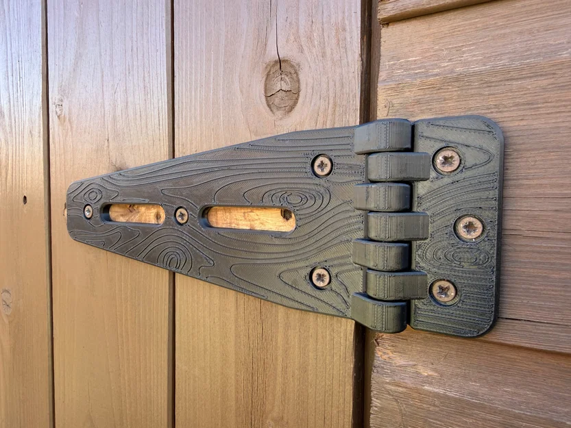 Bản lề cửa kho lớn - In nguyên khối (Print In Place) - Image 1