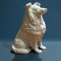Tượng Chó Shetland Sheepdog Điêu Khắc Calm Companion - Thumbnail 1