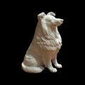 Tượng Chó Shetland Sheepdog Điêu Khắc Calm Companion - Thumbnail 4