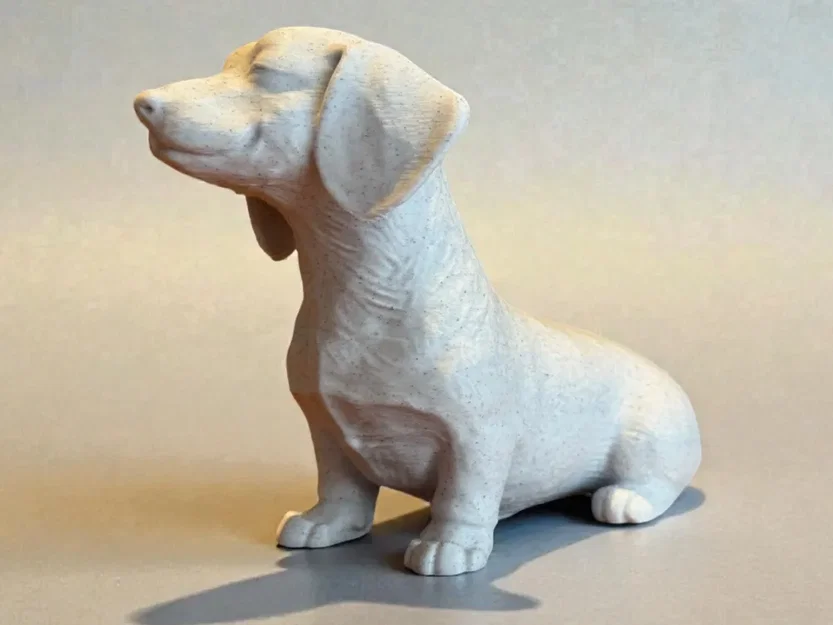 Tượng Chó Dachshund Điêu Khắc Calm Companion - Image 1