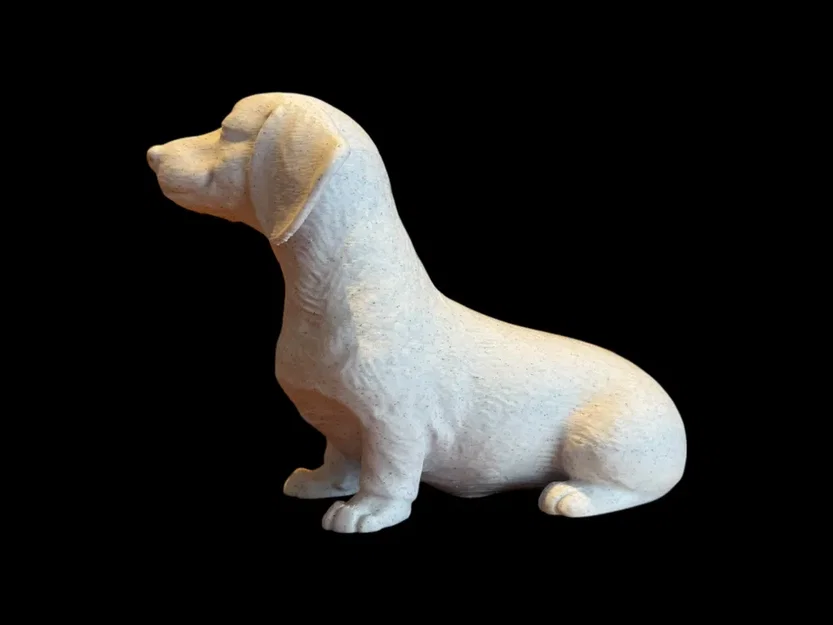 Tượng Chó Dachshund Điêu Khắc Calm Companion - Image 3