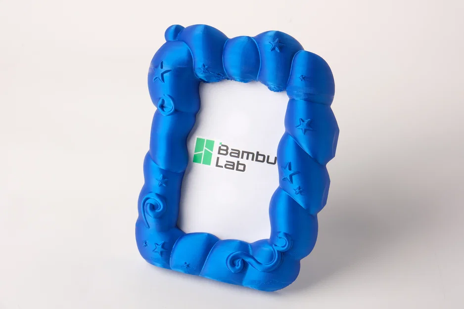 Khung Ảnh Hình Đám Mây Gợn Sóng Với Chi Tiết Ngôi Sao - Image 2