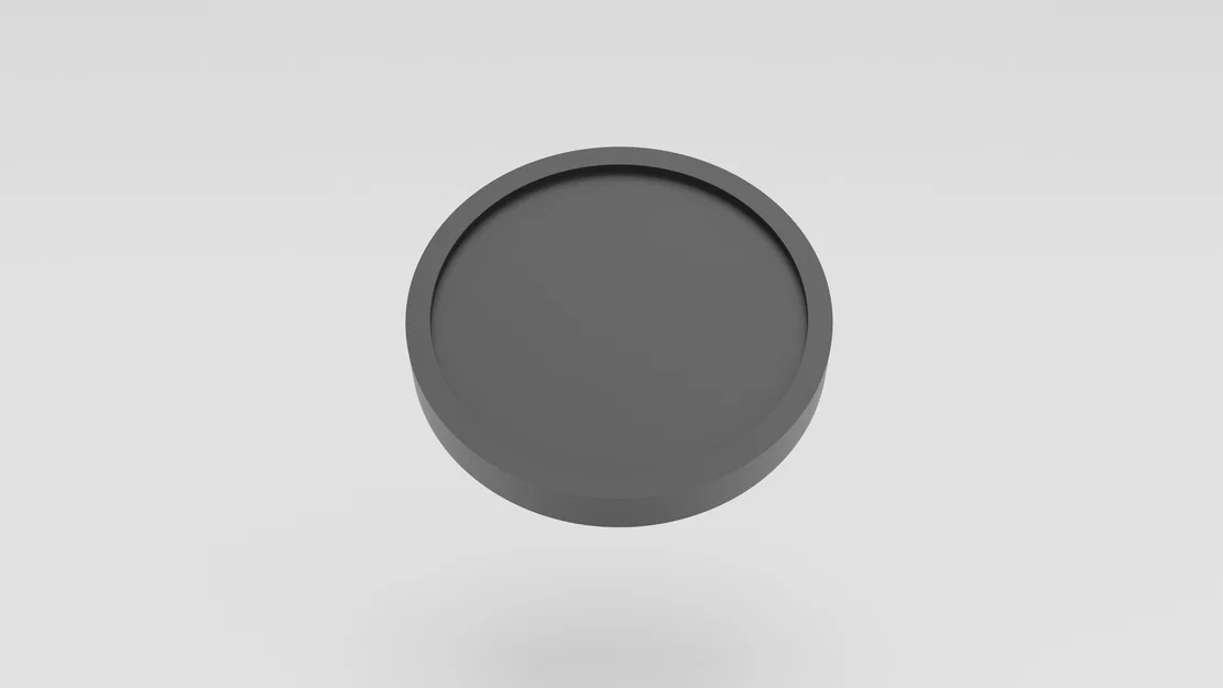 Mô hình đồng xu trơn (Blank Coin) 26mm - Phôi in 3D linh hoạt - Image 1