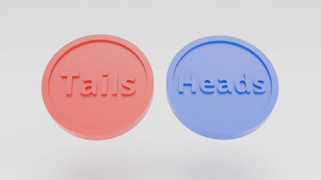 Đồng xu quyết định (Double Sided Decision Coin) - Hỗ trợ ra quyết định - Image 1
